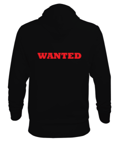 LosNiks Wanted Sweatshirt Erkek Kapüşonlu Hoodie Sweatshirt - Thumbnail