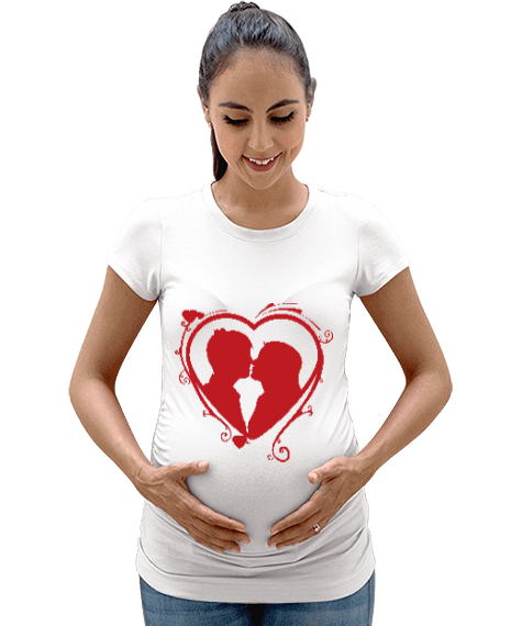 Tisho - Love Kadın Hamile Tişört