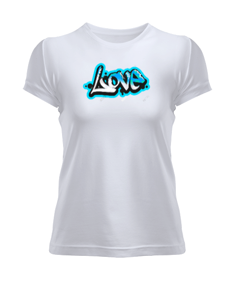 Tisho - Love Tasarımı Kadın Tişört