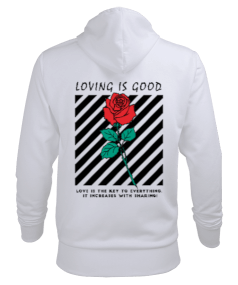 Loving is Good Erkek Kapüşonlu Hoodie Sweatshirt - Thumbnail