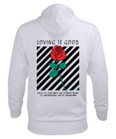 Loving is Good Sweathirt Erkek Kapüşonlu Hoodie Sweatshirt - Thumbnail