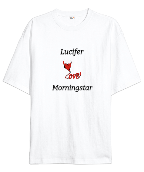Tisho - lucifer morningstar Oversize Unisex Tişört