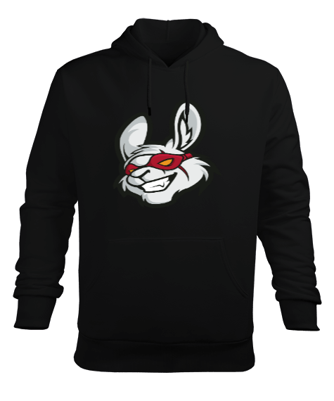 Tisho - Lucky Fox Erkek Kapüşonlu Hoodie Sweatshirt