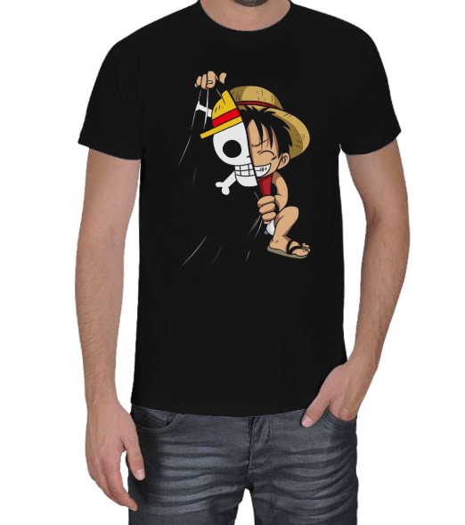Tisho - Luffy One Piece Erkek Tişört