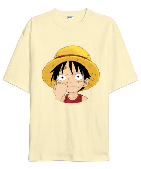 Tisho - Luffy One Piece Oversize Unisex Tişört