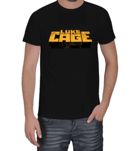 Tisho - Luke Cage - Powerman Erkek Tişört