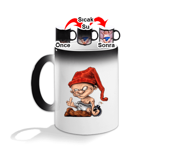 Tisho - LUTIN DOIGT DHONNEUR Sihirli Kupa Bardak