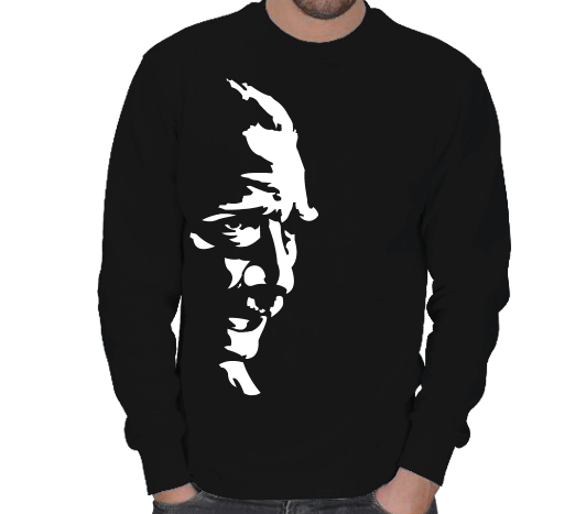 Tisho - M. Kemal ATATÜRK Siluetli ERKEK SWEATSHIRT