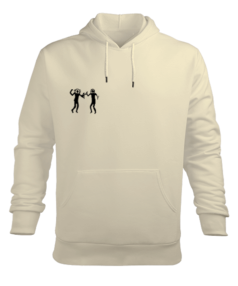 Tisho - Mağara Canavarı Erkek Kapüşonlu Hoodie Sweatshirt