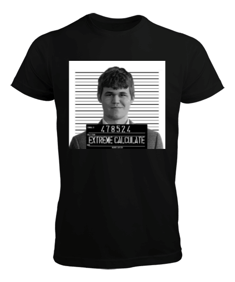 Magnus Carlsen Extreme calculate Erkek Tişört