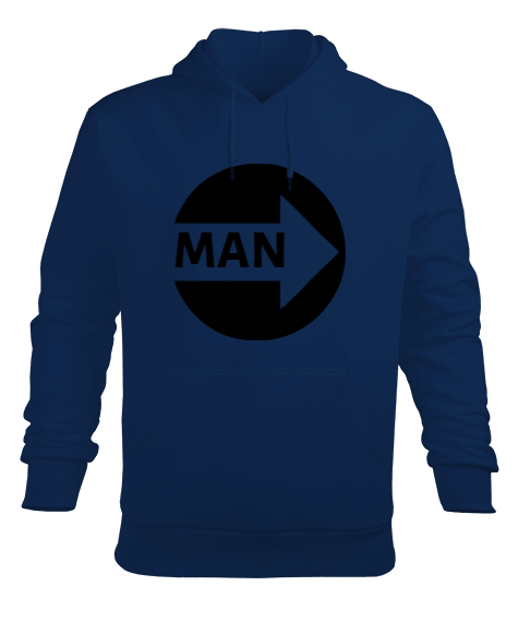 Tisho - MAN Erkek Kapüşonlu Hoodie Sweatshirt