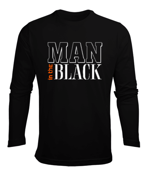 Tisho - Man In The Black Erkek Uzun Kol Yazlık Tişört