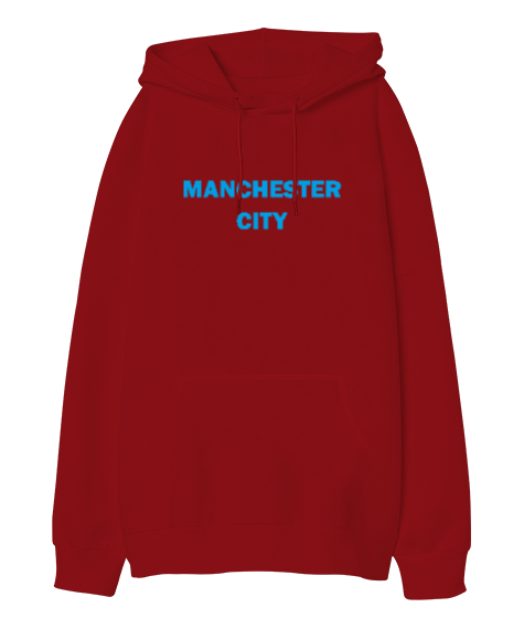 Tisho - Manchester City FC Oversize Unisex Kapüşonlu Sweatshirt