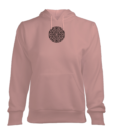 Tisho - mandala hoodie Kadın Kapşonlu Hoodie Sweatshirt