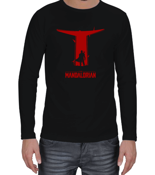 Tisho - Mandalorian Erkek Uzun Kol Yazlık Tişört