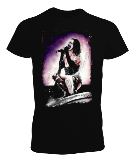 Tisho - Marilyn Manson Erkek Tişört