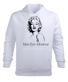 Tisho - Marilyn Monroe Hoodie Erkek Kapüşonlu Hoodie Sweatshirt