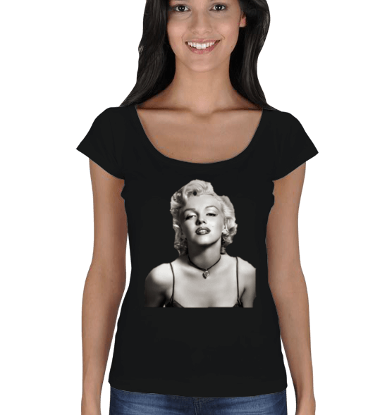 Tisho - Marilyn Monroe Kadın Açık Yaka