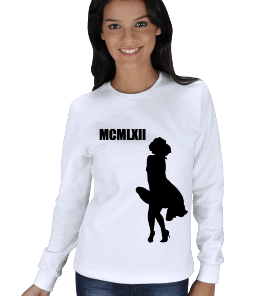 Tisho - Marilyn Monroe KADIN SWEATSHIRT