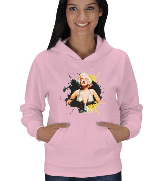 Tisho - Marilyn Monroe sweat Kadın Kapşonlu