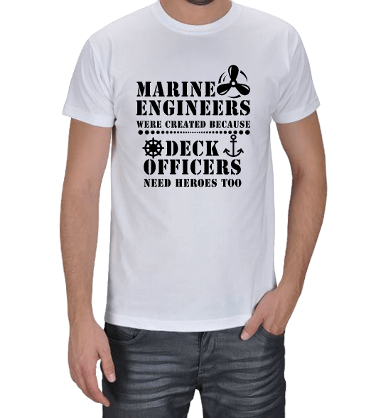 Tisho - Marine Engineers Erkek Tişört