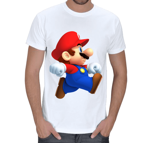Tisho - Mario tasarımlı tişört Erkek Tişört