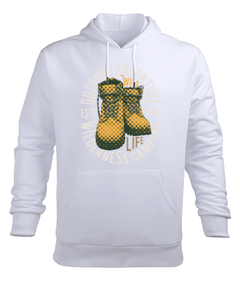 Tisho - Markpostal Premium Erkek Kapüşonlu Hoodie Sweatshirt