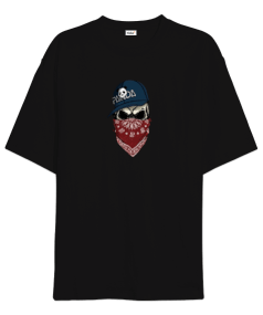 mask panda Oversize Unisex Tişört - Tisho