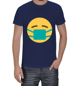 Tisho - Maske Emoji Erkek Tişört