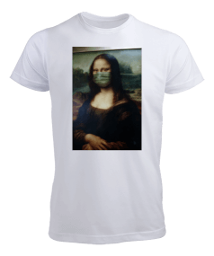 Tisho - Maskeli Mona Lisa Erkek Tişört