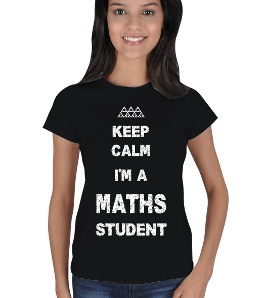 Tisho - Matematik Keep Calm ms bs Kadın Tişört