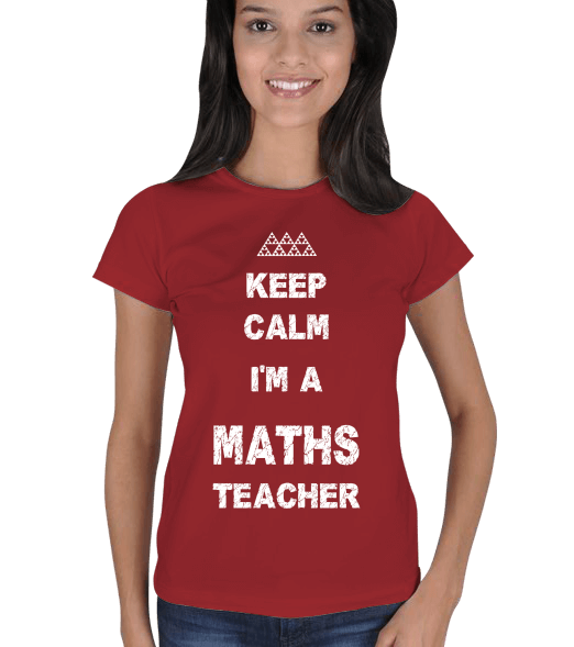Tisho - Matematik Keep Calm mt bk Kadın Tişört