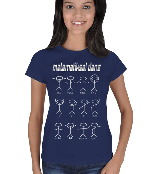 Tisho - Matematiksel Dans b2 Kadın Tişört