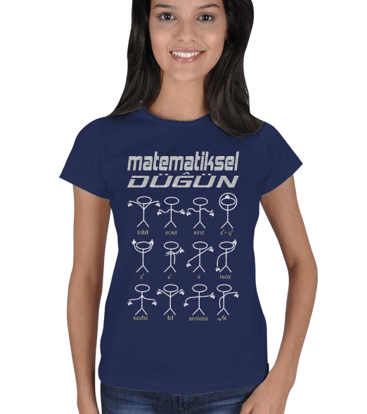 Tisho - Matematiksel Düğün bl Kadın Tişört