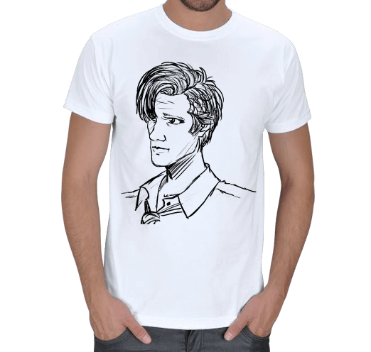 Tisho - matt smith doctor who t-shirt Erkek Tişört