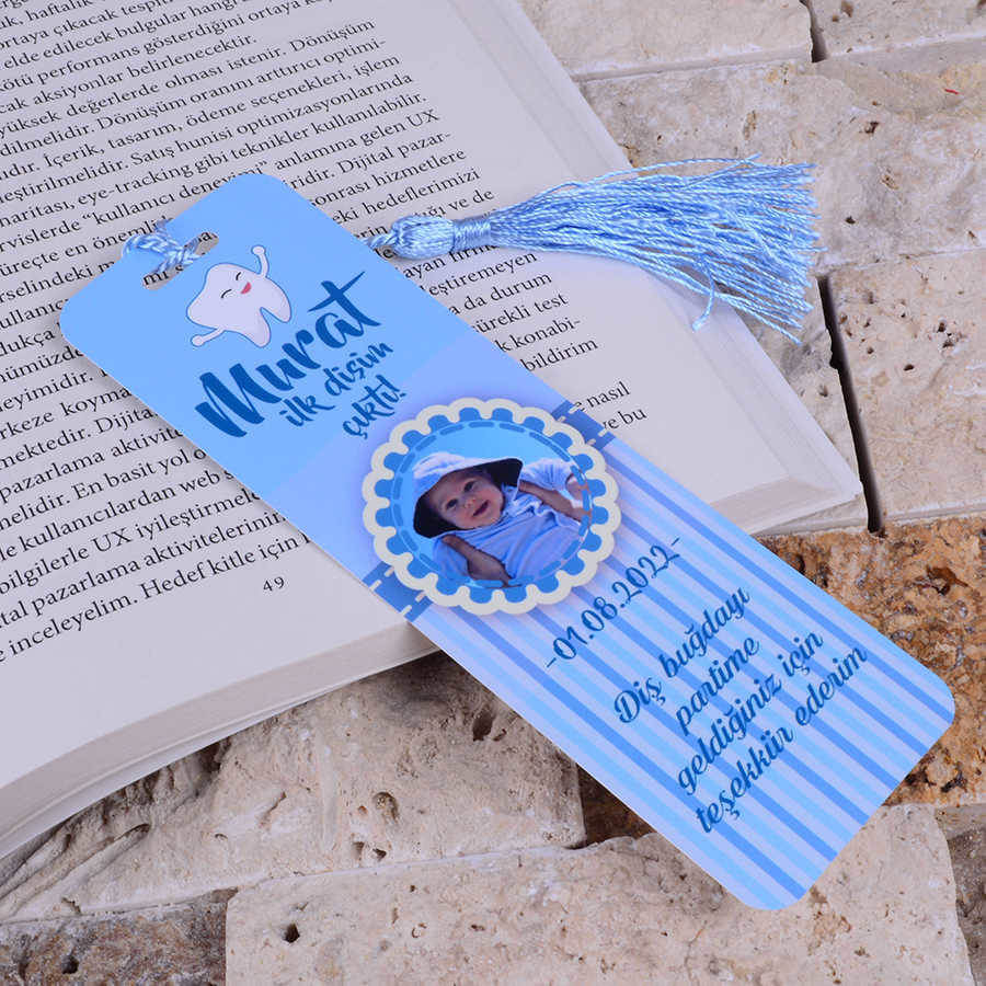 Tisho - Mavi Diş Buğdayı Kitap Ayracı