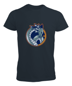 Mavi vahşi ejderha Erkek Tişört - Tisho