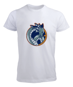 Mavi vahşi ejderha Erkek Tişört - Tisho