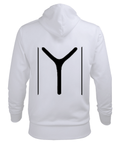 Mavili Erkek Kapüşonlu Hoodie Sweatshirt - Thumbnail