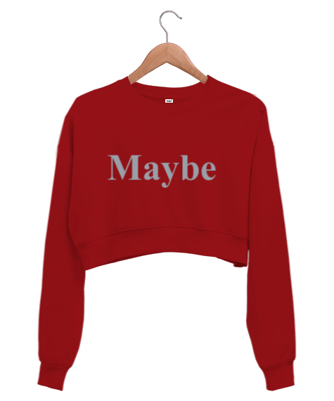 Tisho - Maybe Kadın Crop Sweatshirt