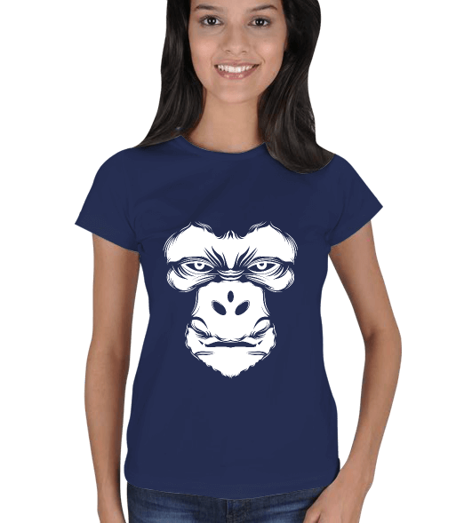 Tisho - Maymun HD Kadın Tişört