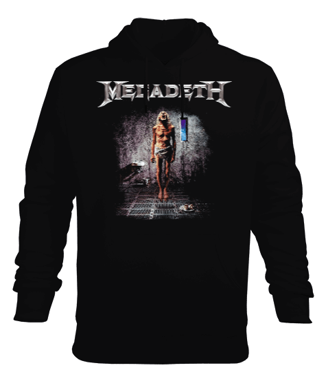 Tisho - Megadeth Erkek Kapüşonlu Hoodie Sweatshirt
