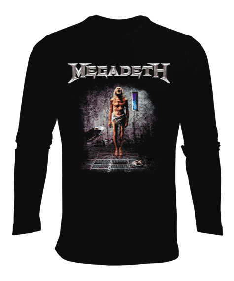 Tisho - Megadeth Erkek Uzun Kol Yazlık Tişört