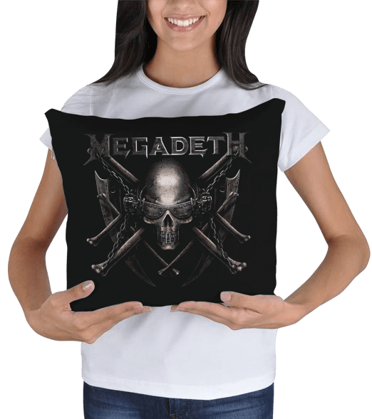 Tisho - Megadeth Kare Yastık