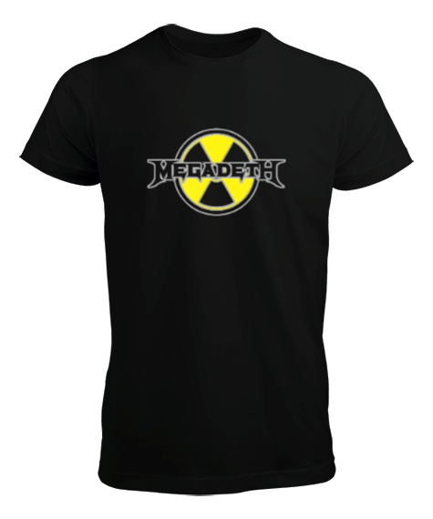 Tisho - Megadeth Radioactive Metal Siyah Erkek Tişört