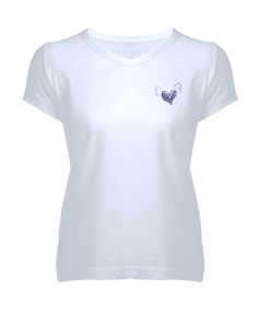 MELEK KALP Kadın V Yaka Tişört - Tisho