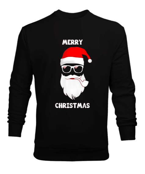 Tisho - Merry Christmas Baskılı Erkek Sweatshirt