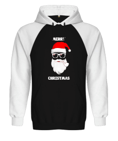 Merry Christmas Baskılı Orjinal Reglan Hoodie Unisex Sweatshirt - Tisho