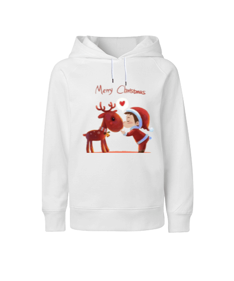 Tisho - Merry Christmas Çocuk Unisex Hoodie Kapüşonlu