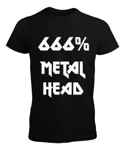 Tisho - Metalhead Siyah Erkek Tişört